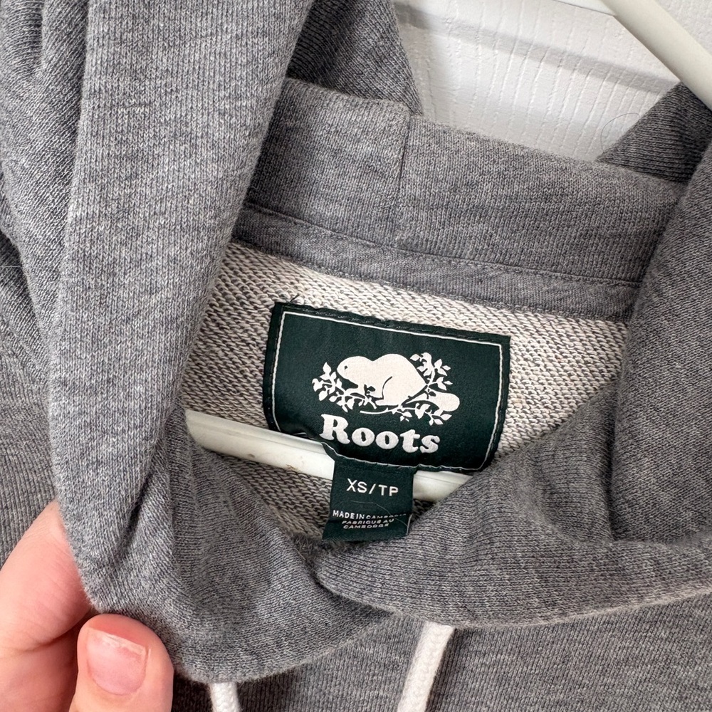 Roots X Shawn Mendes Gray Sleeveless Hoodie - Picture 3 of 5